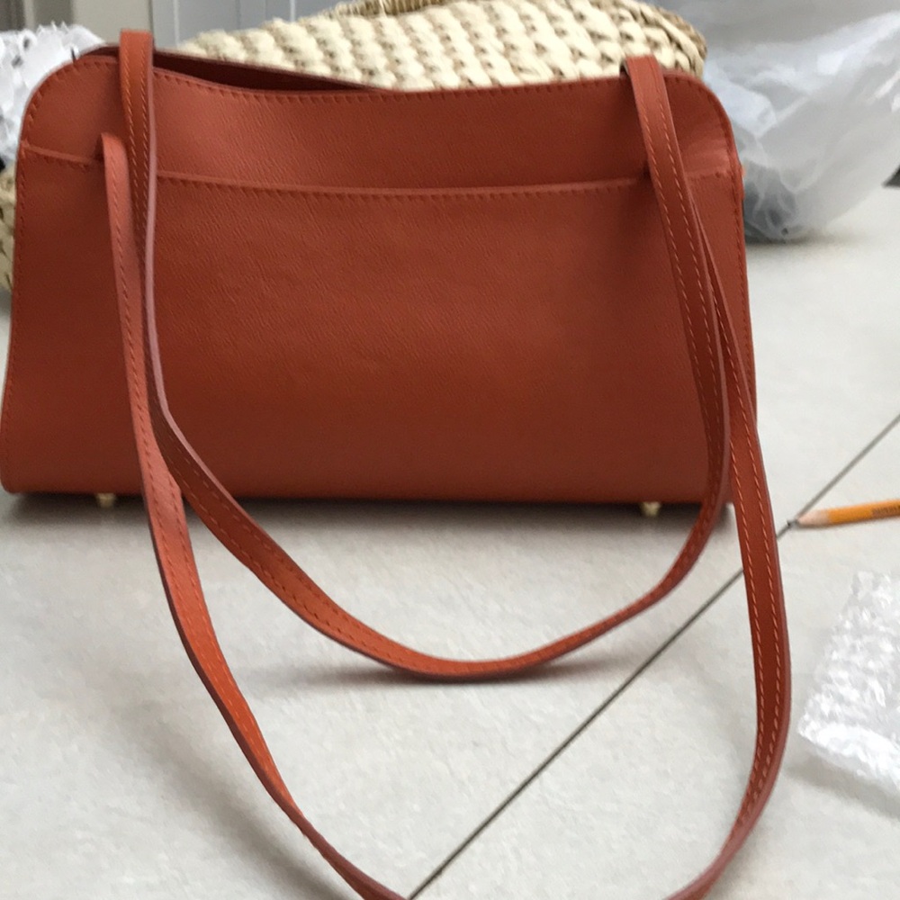 Divina Fireeze leather structured beautiful purse.